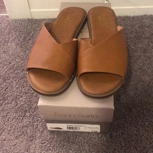 Franco Sarto Brown Slides *Box Included*